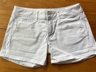 Pantalón corto vaquero blanco