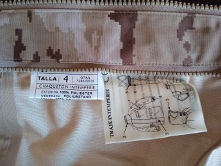 Chaquetón y Peto Interperie Camuflaje