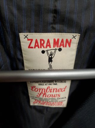 Americana Zara Man Azul