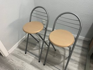 Set de 2 Banquetas Plegables