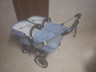 Bugaboo Donkey 2 gemelar azul
