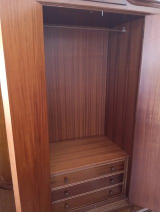 Armario Ropero de Madera 6 Puertas