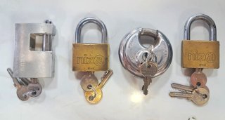 4 candados ABUS, Niza y Diskus
