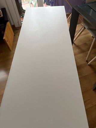 Escritorio blanco extensible 100x35
