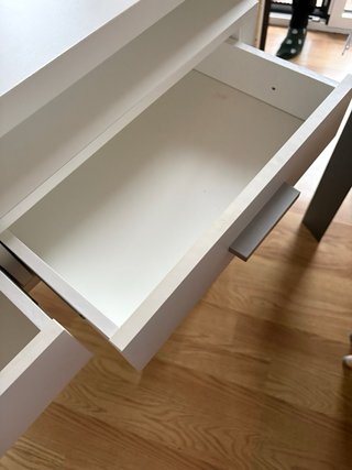 Escritorio blanco extensible 100x35