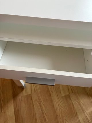 Escritorio blanco extensible 100x35