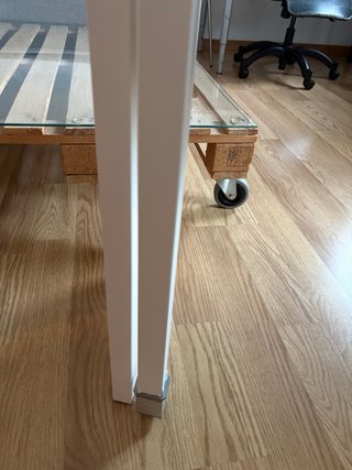 Escritorio blanco extensible 100x35