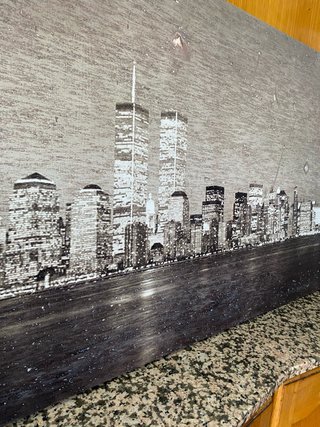 Cuadro Torres Gemelas Skyline