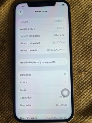 iPhone 12 128GB 97% de Bateria