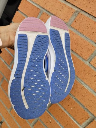 Deportivas Nike niña azul y morad talla 34 pocouso