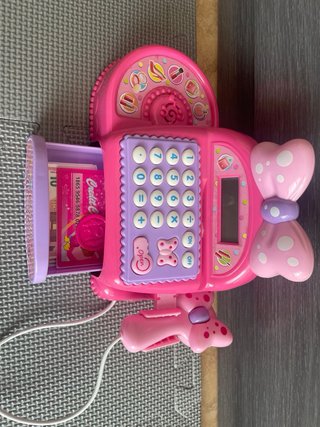 Caja Registradora de Juguete Rosa