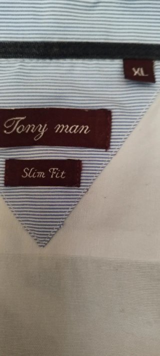 Camisa Tony man Blanca Talla XL