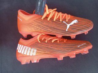 Botas Fútbol Puma Ultra FG/AG Talla 43 Naranja
