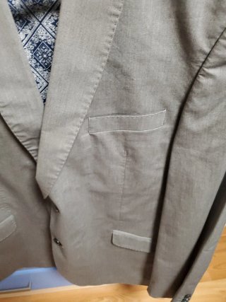 Americana Angelo Litrico Gris Talla XL