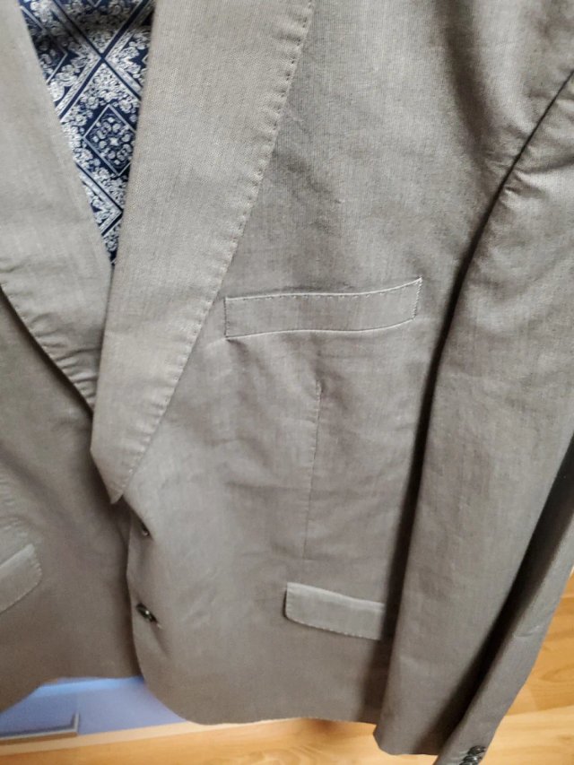 Americana Angelo Litrico Gris Talla XL