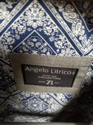 Americana Angelo Litrico Gris Talla XL