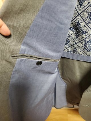 Americana Angelo Litrico Gris Talla XL