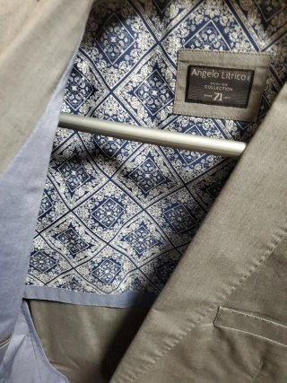 Americana Angelo Litrico Gris Talla XL