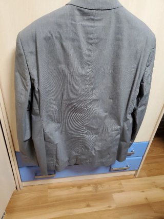 Americana Angelo Litrico Gris Talla XL
