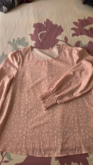 Blusa Shein Estampada Rosa