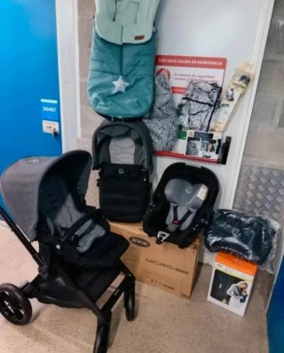 Carrito Bebé Jané Muum 4 Piezas con Accesorios