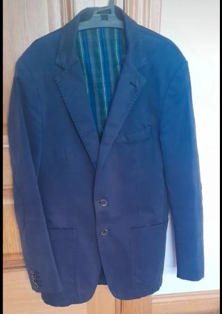 Americana de hombre azul talla 50
