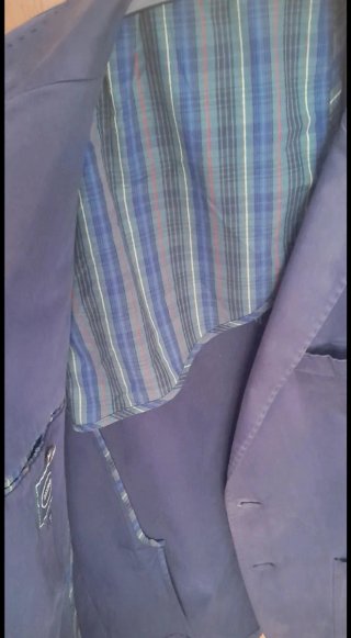 Americana de hombre azul talla 50