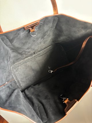 Bolso Adolfo Dominguez Dorado Oscuro