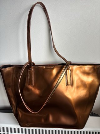 Bolso Adolfo Dominguez Dorado Oscuro