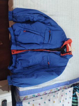 Anorak Decathlon Azul Naranja