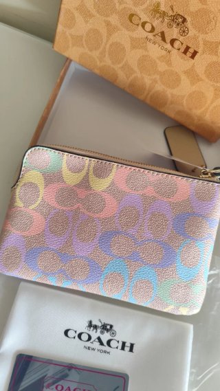 Cartera Monedero Coach Multicolor