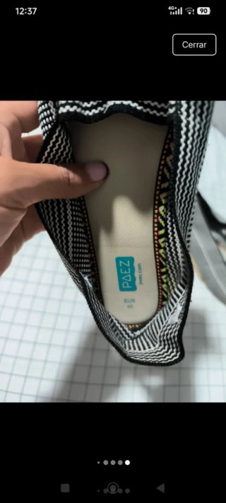 Alpargatas Páez Talla 40