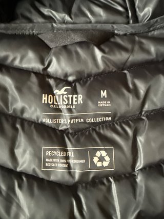 Chaqueta Hollister Blanca Talla M