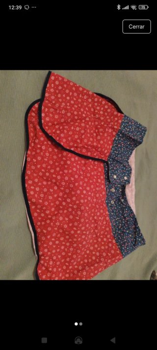 Falda midi estampada