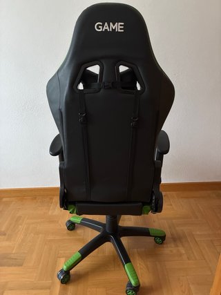Silla Gaming GAME Negra y Verde