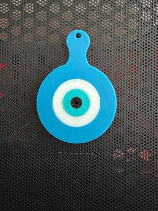 Llavero Ojo Turco Azul