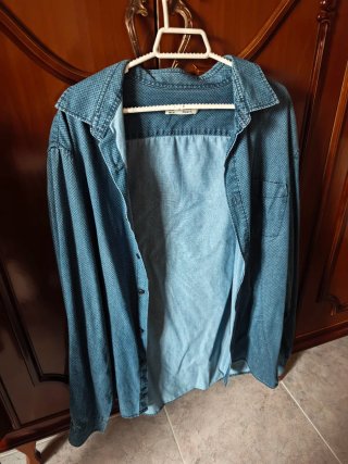 Camisa de Hombre Azul