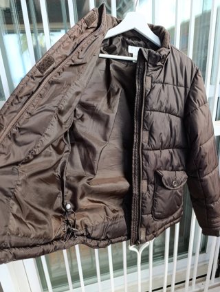 Chaquetón de invierno marrón