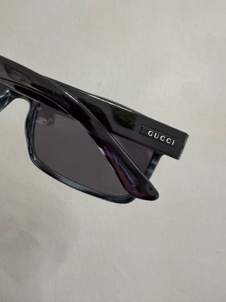 Gucci Gafas de Sol Negras Hombre