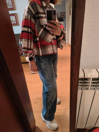 Chaqueta Zara cuadros