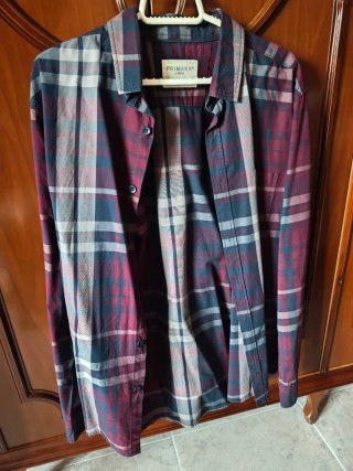 Camisa de cuadros Primark Talla L