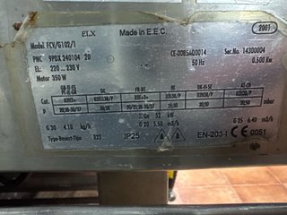 Horno Industrial Zanussi