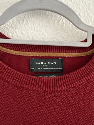 Jersey hombre Zara Man rojo – Talla L