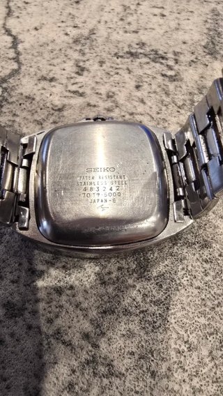 Seiko 5 TV 7019-5000 Automático Vintage 1974