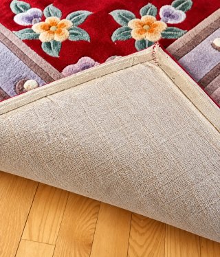 Alfombra lana natural 4x3 m grande y gruesa.