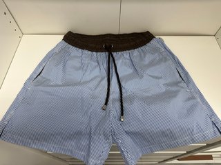 Costume da bagno Fiorio a righe blu/bianche