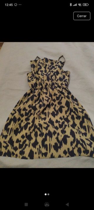 Vestido de tirantes estampado