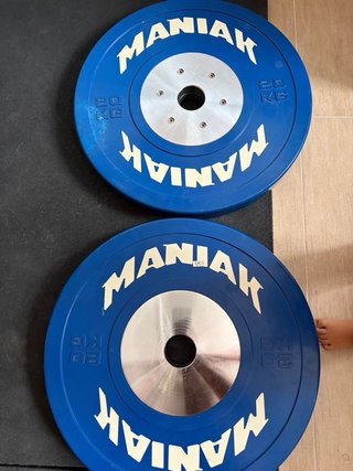 2 Discos Bumper Maniak 20kg
