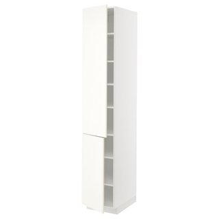 Armadio alto IKEA METOD VALLSTENA bianco 2 ante