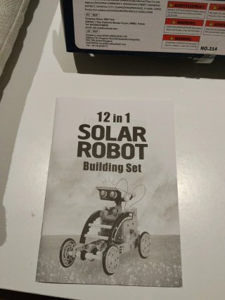 Juguete Educativo Solar Robot 12 en 1